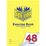 SPIRAX 104 EXERCISE BOOK A4 48 PAGE 18MM DOTTED THIRDS