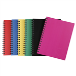 SPIRAX 512 NOTEBOOK 7MM RULED HARD COVER SPIRAL BOUND A4 200 PAGE ASSORTED COLOURS