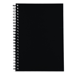 SPIRAX 512 NOTEBOOK 7MM RULED HARD COVER SPIRAL BOUND A4 200 PAGE BLACK