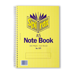 SPIRAX 571 NOTEBOOK 7MM RULED SPIRAL BOUND SIDE OPEN 300 PAGE A5