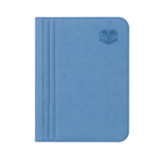 SPIRAX ZIPPERED COMPENDIUM A4 BLUE
