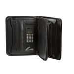 SPIRAX EXECUTIVE ZIPPERED COMPENDIUM A4 BLACK