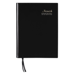 NORWICH FINANCIAL YEAR DIARY DAY TO PAGE SPIRAL A4 BLACK