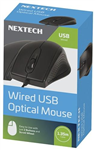 MOUSE USB OPTICAL 3 BTN W1000DPI BLK