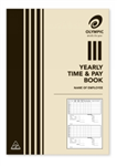 OLYMPIC YEARLY TIME AND PAY BOOK A5