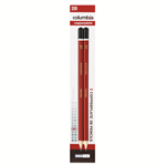 COLUMBIA COPPERPLATE LEAD PENCIL HEXAGONAL 2B PK2