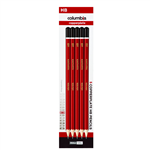 COLUMBIA COPPERPLATE LEAD PENCIL HEXAGONAL HB PK5