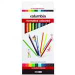 COLUMBIA FORMATIVE COLOUR PENCIL ROUND ASSORTED PACK 10
