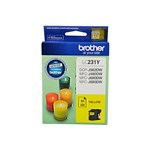 BROTHER LC231 INK CARTRIDGE YELLOW