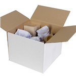 CUMBERLAND SHIPPING BOX 480 X 400 X 300MM WHITE