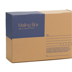 CUMBERLAND MAILING BOX PRINTED ADDRESS FIELDS 430 X 305 X 140MM BROWN
