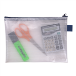 CUMBERLAND DATA WALLETPENCIL CASE MESH DESIGN ZIPPER CLOSURE 260 X 200MM
