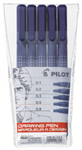 PEN DRAWING PILOT SWNDRS5NB ASSORTED NIB BLACK PK4