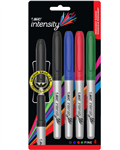 BIC INTENSITY PERMANENT MARKER BULLET FINE ASSORTED PACK 3