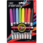 PERMANENT MARKER BIC INTENSITY 11MM FINE TIP ASSORTED COLOURSPG PK7