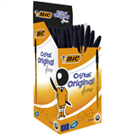 BIC CRISTAL ORIGINAL BALLPOINT PENS FINE BLACK BOX 49