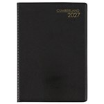 DIARY 2027 CUMBERLAND POCKET 77PBK A7 PVC WTV BLACK