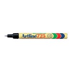 ARTLINE 725 PERMANENT MARKER 04MM PLASTIC NIB BLACK