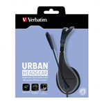 VERBATIM MULTIMEDIA HEADSET WITH MICROPHONE  35MM JACK