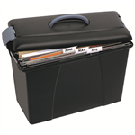 CRYSTALFILE CARRY CASE BLACK WITH GREY TRIM