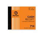 OLYMPIC 714 RECEIPT BOOK CARBONLESS DUPLICATE 50 LEAF 125 X 100MM