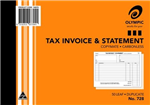 OLYMPIC 728 INVOICE AND STATEMENT BOOK LANDSCAPE DUPLICATE 50 LEAF A5