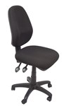 HEAVY DUTY ERGONOMIC OPERATOR CHAIR  BLACK