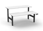 BOOST CRANK BACK TO BACK WORKSTATION  SITSTAND DESK