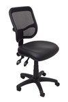 EM300 PU OPERATOR CHAIR  COMFORTABLE  DURABLE OFFICE SEATING