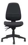 ENDEAVOUR PRO ERGO CHAIR  BLACK FABRIC OFFICE CHAIR