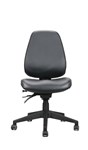 ENDEAVOUR PRO ERGO CHAIR  BLACK PU LEATHER