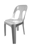 PIPPEE STACKING CHAIR  MODERN GREY FOR ANY SPACE
