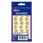 Avery Gold Star Labels Large  932353