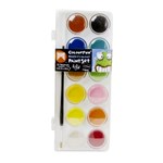 Micador Watercolour Palette with Brush  12 Colours