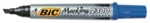 Bic 2300 Chisel Tip Permanent Marker  Blue