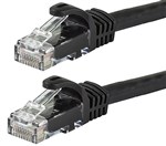 Astrotek 025m Black Cat6 Ethernet Cable  Premium RJ45 Patch Cord