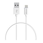 Verbatim 1m White Lightning Charge  Sync Cable