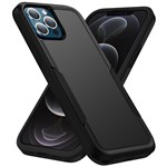 Phonix iPhone 12 Pro Max Armor Light Case  Black Rugged Protection