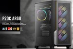 Antec P20C ARGB ATX Case High Airflow USBC RGB Fans