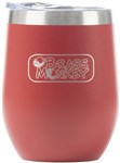 BRASS MONKEY 350ML STAINLESS STEEL MUG WITH LID  MARINE