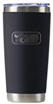 BRASS MONKEY INSULATED MUG W LID  BLACK 590ML