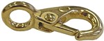 MXG 72MM BRASS SNAP HOOK WITH FIXED EYE  DURABLE  EASY USE