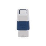 BROTHER 12X12MM BLUE PREINKED STAMP FOR CLEAR IMPRESSIONS