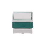 BROTHER 34X58MM GREEN PREINKED STAMP FOR OFFICE  HOME