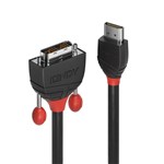 LINDY 5M HDMI TO DVID BLACK LINE CABLE  CONNECT PC TO MONITOR
