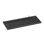 MOKI WIRED USB KEYBOARD BLACK  PLUG  PLAY FOR PC  MAC