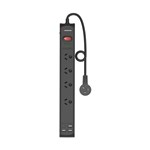 MONSTER 4PORT SURGEUSB BLACK