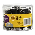 MBG BINDER CLIPS AST SZE TUB60