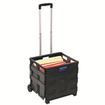 MARBIG COLLAPSIBLE STORAGE TROLLEY BLK UP TO 50KGS