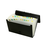 MARBIG EXPANDING FILE PP 26 POCKET FOOLSCAP BLACK